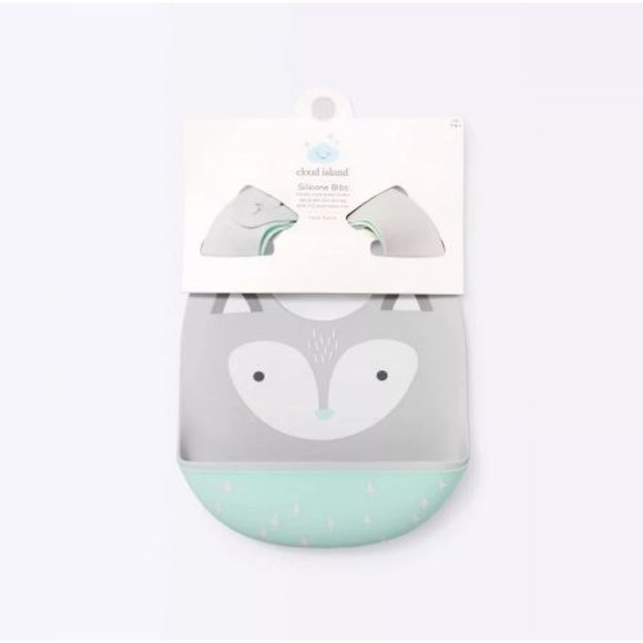 Cloud Island Silicone Bibs 2-pack - Picture 3 of 3